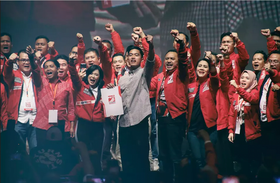Ketua Umum Partai Solidaritas Indonesia (PSI) terpilih Kaesang Pangare