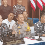 Konferensi Pers Komandan Lantamal II Padang