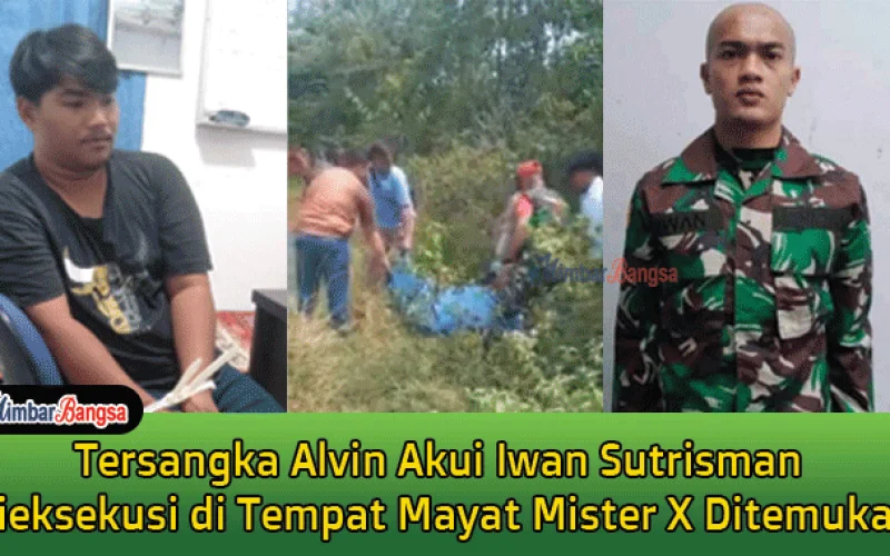 Tersangka Alvin Akui Iwan Sutrisman Dieksekusi di Tempat Mayat Mister X Ditemukan